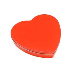 OEM-rózsaszín szív alakú Box Tin